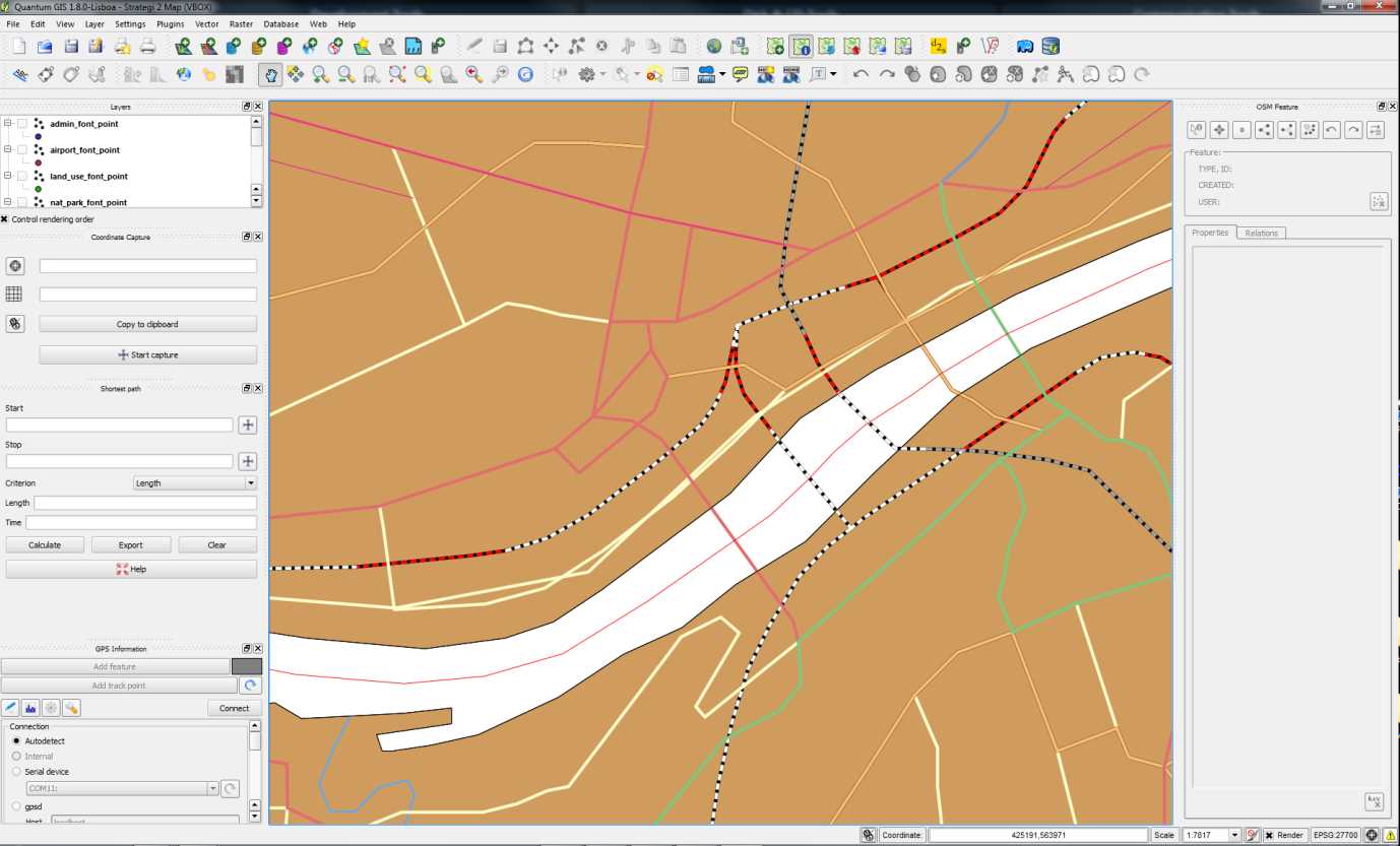 Multilayer Vector Map in QGIS